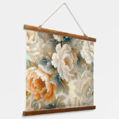 Fluwelen Herfst Whispers Botanisch Hangend Wandkleed (Gebogen)