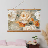 Fluwelen Herfst Whispers Botanisch Hangend Wandkleed (Slaapkamer)