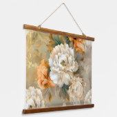 Fluwelen Herfst Whispers Botanisch Hangend Wandkleed (Gebogen)