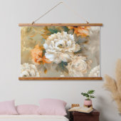 Fluwelen Herfst Whispers Botanisch Hangend Wandkleed (Slaapkamer)