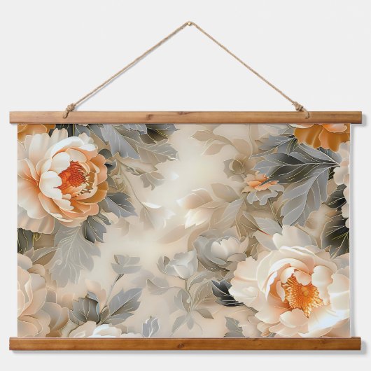 Fluwelen Herfst Whispers Botanisch Hangend Wandkleed (Voorkant)