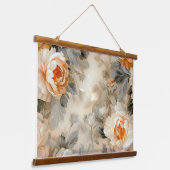 Fluwelen Herfst Whispers Botanisch Hangend Wandkleed (Gebogen)