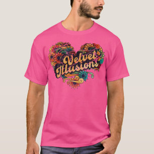Fluwelen illusies t-shirt