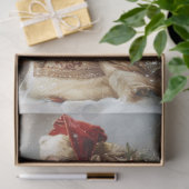 fluwelen kerstman tissuepapier (Geschenk)