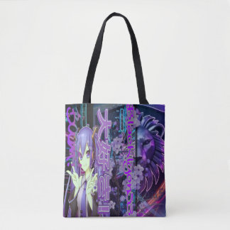 Fluwelen liefde voor altijd tote bag