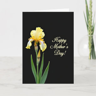 Fluwelen Moeder Dag Bloem Kaart
