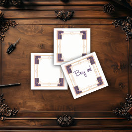 Fluwelen Nacht Geometrie Art Deco Post-it® Notes