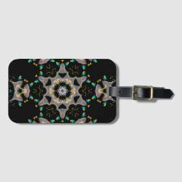 Fluwelen Nacht Kaleidoscoop Bagagelabel