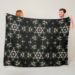 Fluwelen Nacht Kaleidoscoop Fleece Deken