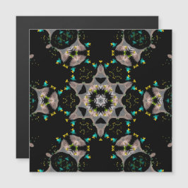 Fluwelen Nacht Kaleidoscoop Magnetische Kaart