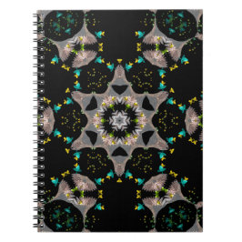 Fluwelen Nacht Kaleidoscoop Notitieboek