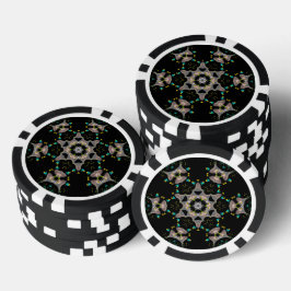 Fluwelen Nacht Kaleidoscoop Poker Chips