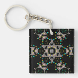 Fluwelen Nacht Kaleidoscoop Sleutelhanger