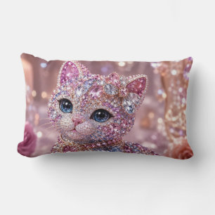 Fluwelen Nacht Kat Aesthetic Print Kussen