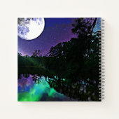 fluwelen nacht notitieboek (Achterkant)