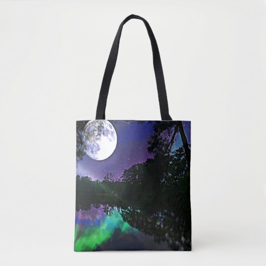 fluwelen nacht tote bag (Voorkant)
