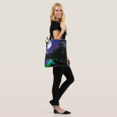 fluwelen nacht tote bag (Op model)