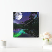 fluwelen nacht vierkante klok (Huis)