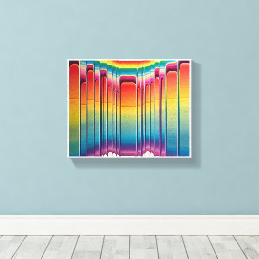 fluwelen nachten canvas afdruk (Insitu (Houten vloer))