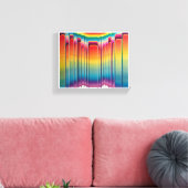 fluwelen nachten canvas afdruk (Insitu (Woonkamer))