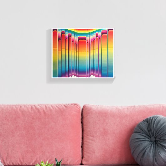 fluwelen nachten canvas afdruk (Insitu (Woonkamer))