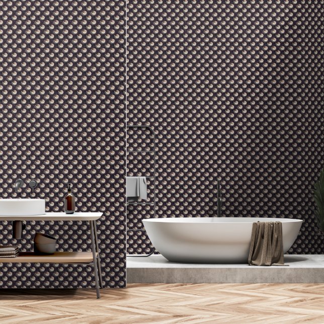 Fluwelen Nautilus Drift  Behang (Badkamer)