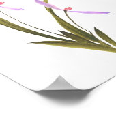 Fluwelen Orchidee Poster (Hoek)