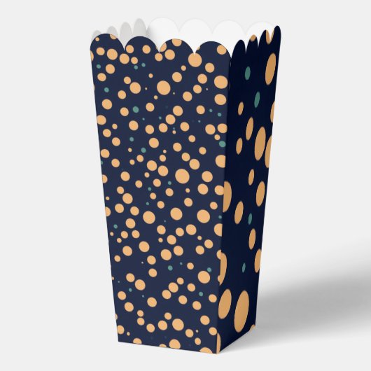 Fluwelen Polka Favor Doos Bedankdoosjes (Achterkant)