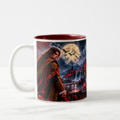 Fluwelen Prins Gothic Vampire Fantasy Mok (Links)