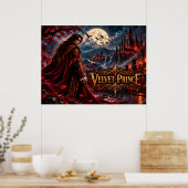 Fluwelen Prins Gothic Vampire Fantasy Poster (Keuken)
