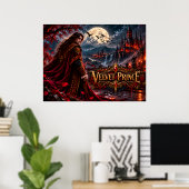 Fluwelen Prins Gothic Vampire Fantasy Poster (Thuiskantoor)