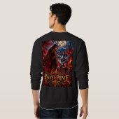 Fluwelen Prins Gothic Vampire Trui (Achterkant volledig)
