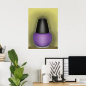 Fluwelen pruim poster (Thuiskantoor)