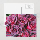 Fluwelen schoonheid dank je ansichtkaart briefkaart (Voorkant / Achterkant)