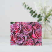 Fluwelen Schoonheid Dank Je Postkaart (Staand voorkant)