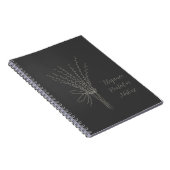 Fluwelen Takken Botanisch Notitieboek (Rechterzijde)