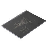 Fluwelen Takken Botanisch Notitieboek (Linkerzijde)