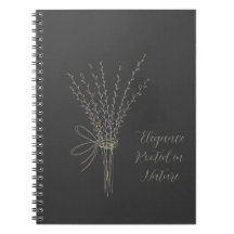 Fluwelen Takken Botanisch Notitieboek