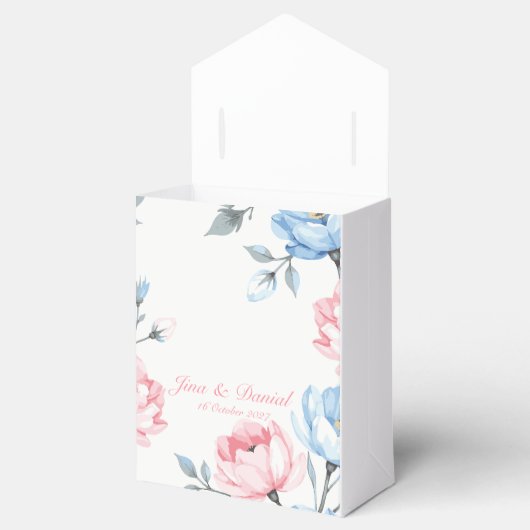 Fluwelen Tuin Bedankdoosjes (Geopend)