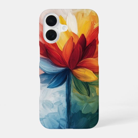 fluwelen tuin iPhone 16 hoesje (Achterkant)