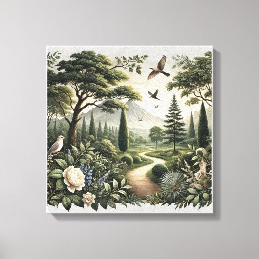 Fluwelen wanden kunst canvas afdruk (Voorkant)