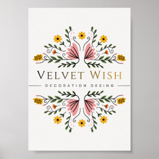 Fluwelen Wens Poster