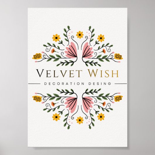 Fluwelen Wens Poster (Voorkant)