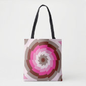 fluwelen wervelfusie tote bag (Voorkant)