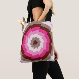 fluwelen wervelfusie tote bag