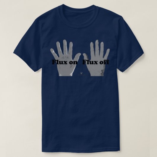 FLUX AAN FLUX UIT T-SHIRT (Design voorkant)