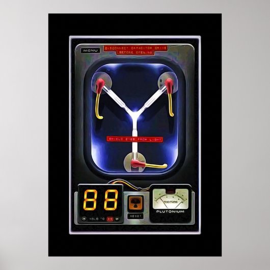 Flux Capacitor Poster (Voorkant)