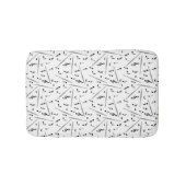 Flux Music Note Pattern Badmat (Voorkant)