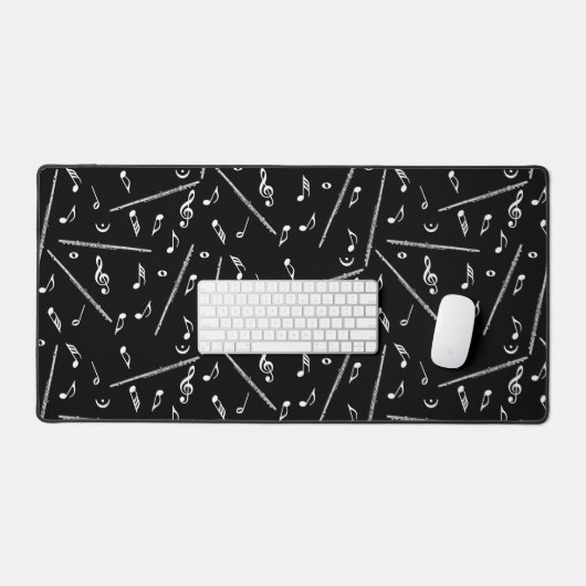 Flux Music Note Pattern Bureaumat (Keyboard & Muis)
