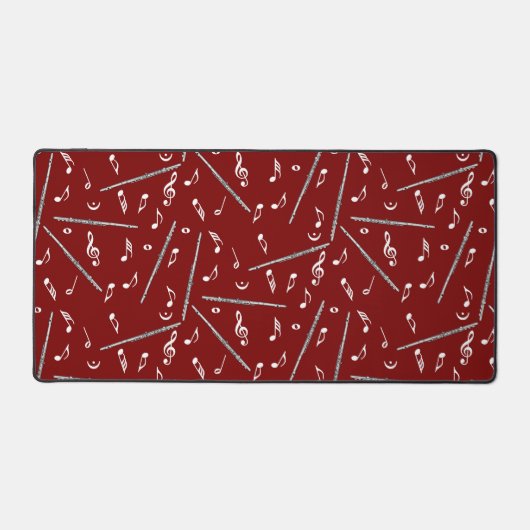 Flux Music Note Pattern Bureaumat (Voorkant)